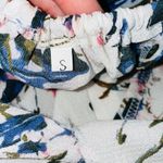 No name sheer white floral high neck maxi Photo 1