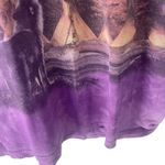 The Mountain Women's Size XL Vintage Purple Native Wolf Graphic T Shirt Photo 4