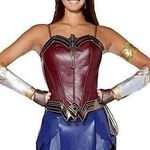 DC Comics Wonder Woman  Adult Corset Bustier Top Costume Medium NWT Photo 1