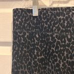 Old Navy NWT  Stevie High Rise Velvet Leopard Print Pants Women Size L Black Photo 1