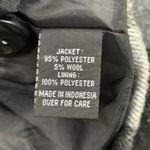 A Byer A. Byer Plaid Coat Womens M Black White Gray Classic Preppy Winter Old Money Photo 6