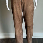 Ellen Tracy Vintage Linda Allard  Brown Suede Pants Photo 0