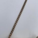 Vintage Cream Chiffon Fabric USA Clutch Evening Bag Gold Hardware Purse Orange Photo 4