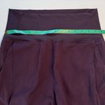 Lululemon Wide leg Culottes Cropped Purple Burgundy Sz 6 Pleat Pocket Athleisure Photo 11