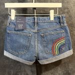 Gap Mid Rise Denim 3" Shorts With Washwell summer travel vacation womens 24 Photo 12