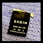 SheIn Periwinkle High waste sweater pants with bag - Size medium Photo 2