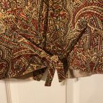 Pendleton Vintage  paisley print button down vest, size 10P Photo 6