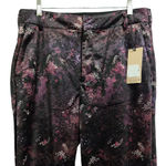 Scotch & Soda Velvet High Rise Flared Trousers Pants Multicolor Pockets 32 New Photo 2
