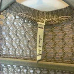 Willow & Clay  Loose Crochet Knit Short Sleeve cardigan Photo 2