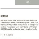 SKIMS  Gray Mineral Ribbed High Waist Boxer Short NEW S Photo 8