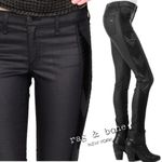 Rag and Bone Shoreditch Embroidered 'Raja' Black Mid Rise Skinny Jean Size 25 Photo 7