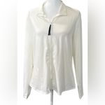 Carve Designs Women's White Zip-Up Sweatshirt size XL Photo 2