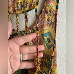 Top Chick Women's Chain Straps Yellow Geometric Pattern Tank Top Gold Size undefined Photo 9