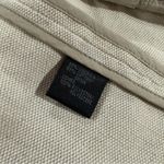 Lafayette 148  Linen Blend Cream Faux Leather Trim Long Sleeve Blazer Jacket‎ 10 Photo 7