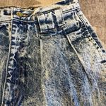 Palmettos acid wash high waisted denim jean mom shorts size 7 vintage Blue Photo 2