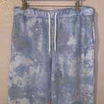 No Boundaries blue tie dye fleece jogger style sweatpants with pockets Photo 1