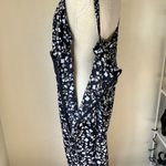 The Limited  Plus Size 1X Navy Blue Floral Jumpsuit Photo 12