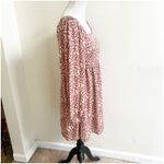 Very J  Tell It Like It Is Mini Dress Square Neck Color Rose Size Medium Boutique Photo 2