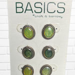 Croft & Barrow  Earring Set Basics Green Studs‎ Posts Earrings Photo 0