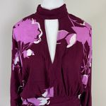 Free People ‘Say You Love Me’ Open Back Keyhole Blouse in Burgundy Size Small Photo 7