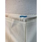 J.McLaughlin Womens Cream Cotton Straight Leg Tailored Cropped Pants Size 10 White Photo 2