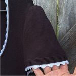 EXPRESS NWT  Puff Sleeve Scallop Trim
Sweater Dress Black White Size XL Photo 2