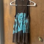 About A Girl  bohemian Flowy Tie Dyed Tank Top Photo 2