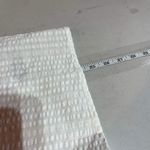 Gap Women's Textured Notched Mandarin Collar Self-Design Blouse White Small NWT Photo 3