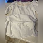 Vava by Joy Han VaVa by Jon Han Women’s White Embroidered top 3/4 sleeves Size M Photo 6