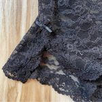 Victoria's Secret  Black Lace Floral Pattern Lingerie Slip Dress Photo 3