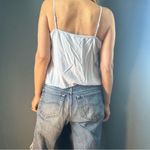 H&M Light Blue & White Striped Camisole top size L Photo 1