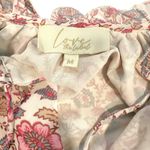 Love Sam Anthropologie Love The Label Pink Tippy Border Floral Boho Tassels Dress MEDIUM Photo 9