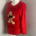 secret treasures  Red Sweater with Gingerbread Design Photo 3