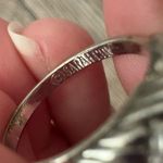 Vintage Sarah Coventry Silver Toned Ring Adjustable Size 4 Photo 3