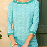Cabana Life Buckhead Cabana Shift Dress UPF 50+ Blue Size‎ Large Photo 0