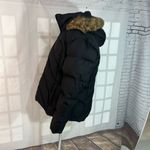 Calvin Klein  Black Hooded Puffer Jacket Size Large Photo 5