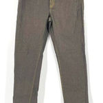 Rock & Republic Women's Low Rise Berlin Skinny Jeans Gray Gold Shimmer Size 10 Photo 0