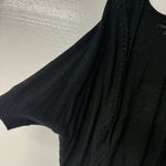 Lane Bryant Knit Sweater Women 22/24 Green Open Front Cardigan Crochet Detail Photo 2