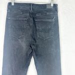 American Eagle Highest Rise Flare Jeans Size 6 Black Button Fly Photo 4
