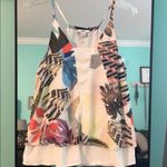 Bar III bar‎ III Women's Patchwork Camisole Tank Top M Boho Chic Bright Playful Halter Photo 1