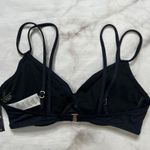 Ralph Lauren LRL Beach Club Solids Black Twist Underwire Bikini Top Size 8 New Photo 3