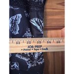 Kelsey Wilson Studio Fairycore Butterfly Print Drawstring Ruched Dress M NWT Black Size M Photo 7