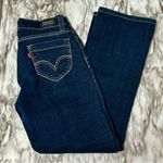 Levi's Classic Blue Boot Cut Jeans Premium Denim Dark Wash Curvy Cowboy Western Photo 6