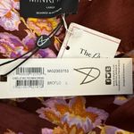 MINKPINK Giselle Belted Floral Mini Dress Women's Large Brown Puff Sleeve NWT Photo 14