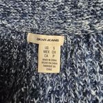 DKNY  Jeans Blue Marled Shawl Collar Cardigan Size Small Photo 5