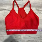 PINK VS Red Racer Back Sports Bra Padded Light Support Size XS Photo 3