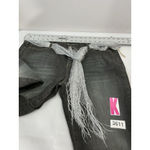 Womans Stamp 10 Size 16 Black Straight Jeans Belt Photo 4