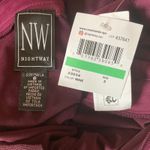 Burgundy Red Backless A Photo 7