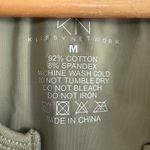 Klassy Network | Olive Green Cropped Notch Collar Brami Top | Medium Photo 1