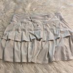 Lululemon Skorts size 6 good condition color off white with back ruffles Photo 9